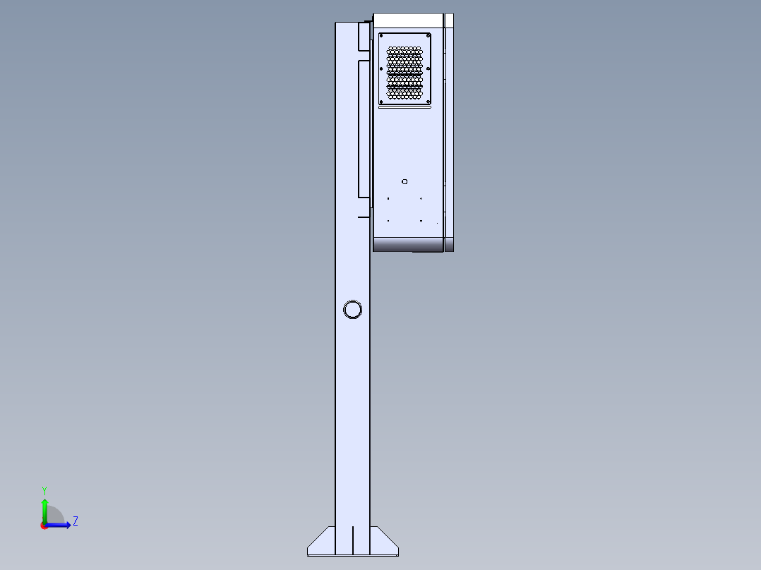 XKCD-040-D充电机总装配图-V1.2左视图