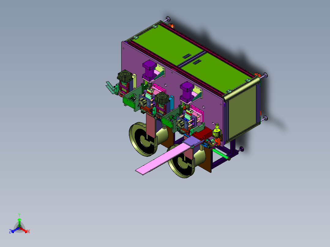 端子自动插针组装机正等轴测图