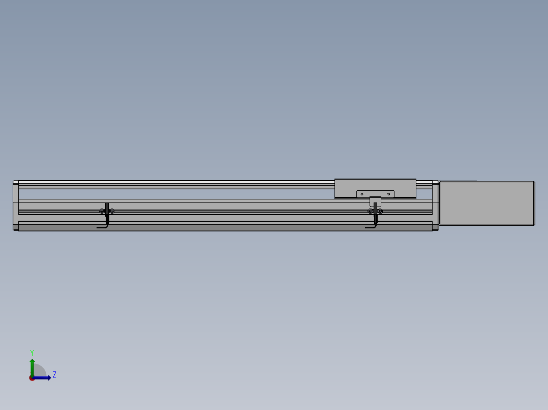 精密模组MT170-L125-500-L-M75-C4左视图