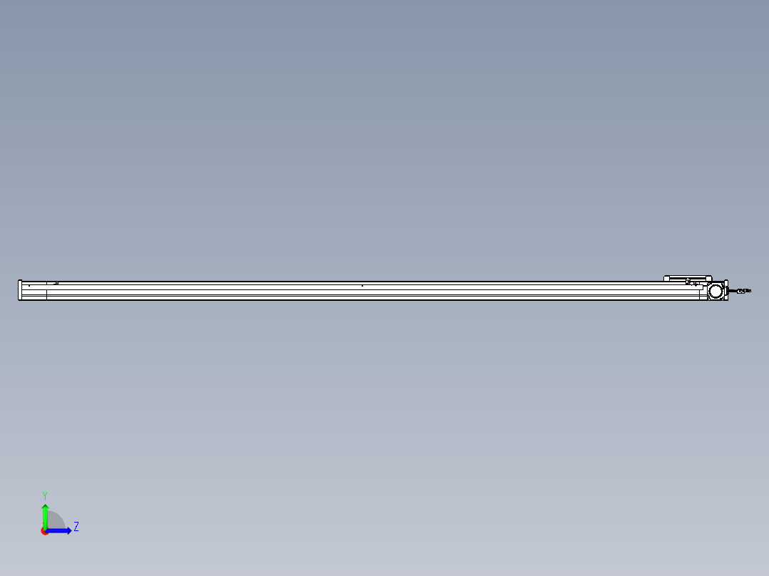 威洛博LB.GB同步带传动--欧规系列LB6A-L130-S2150-BR左视图