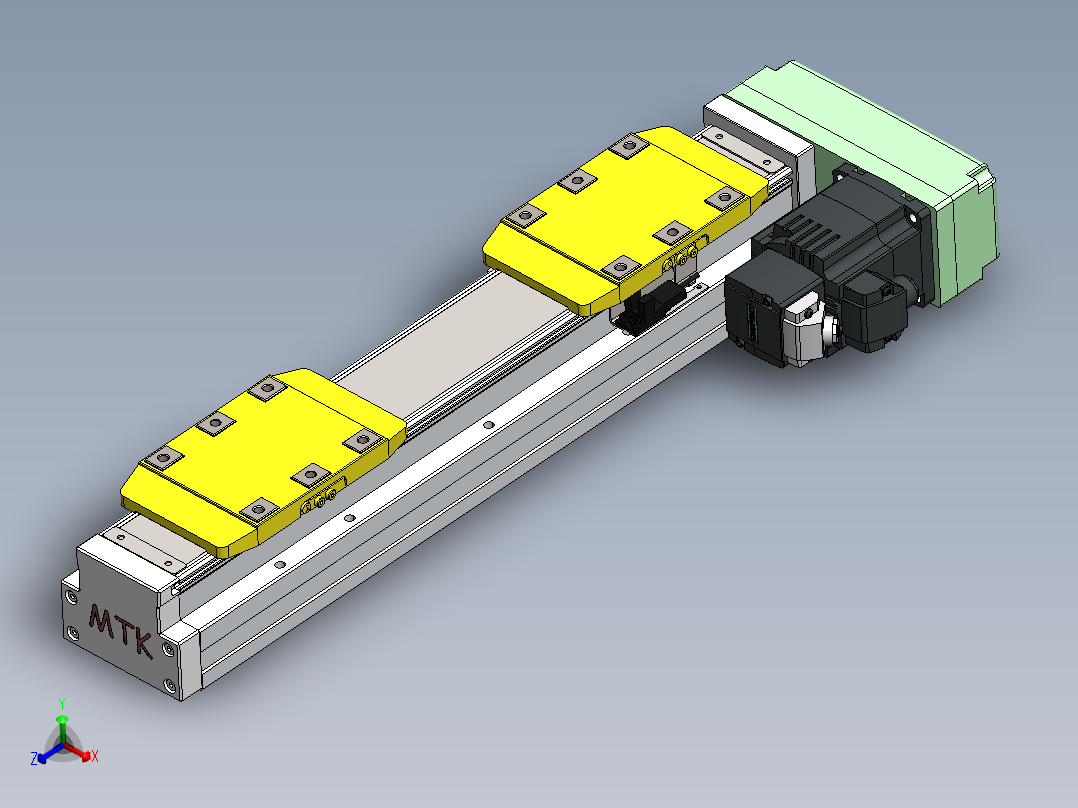 GTH内嵌丝杆全封闭GTH8S-BR-200W