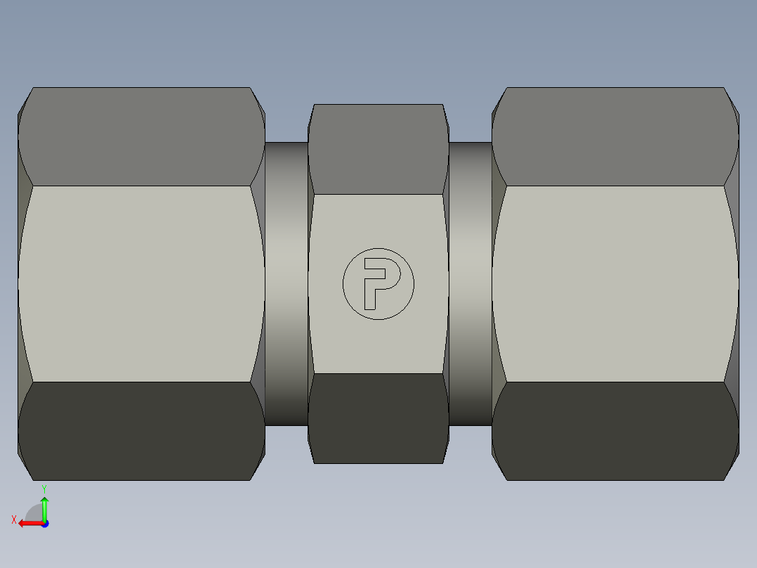 卡套式工业通用硬管接头EO Union G12ZSCF后视图