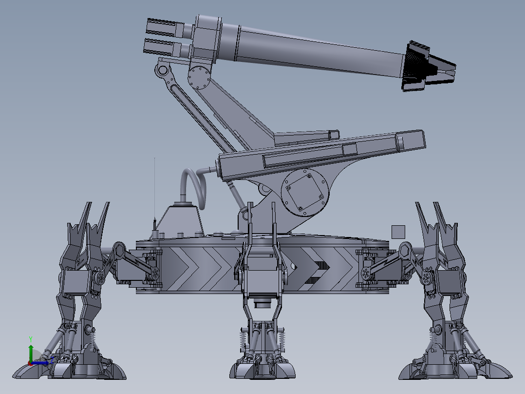 市政下水道疏通机器人二维三维说明书左视图