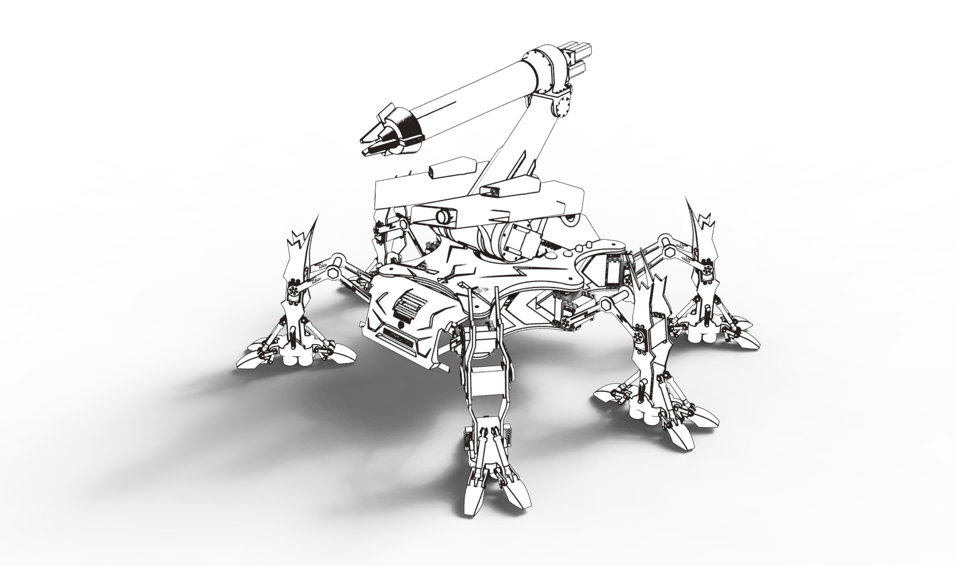 市政下水道疏通机器人二维三维说明书