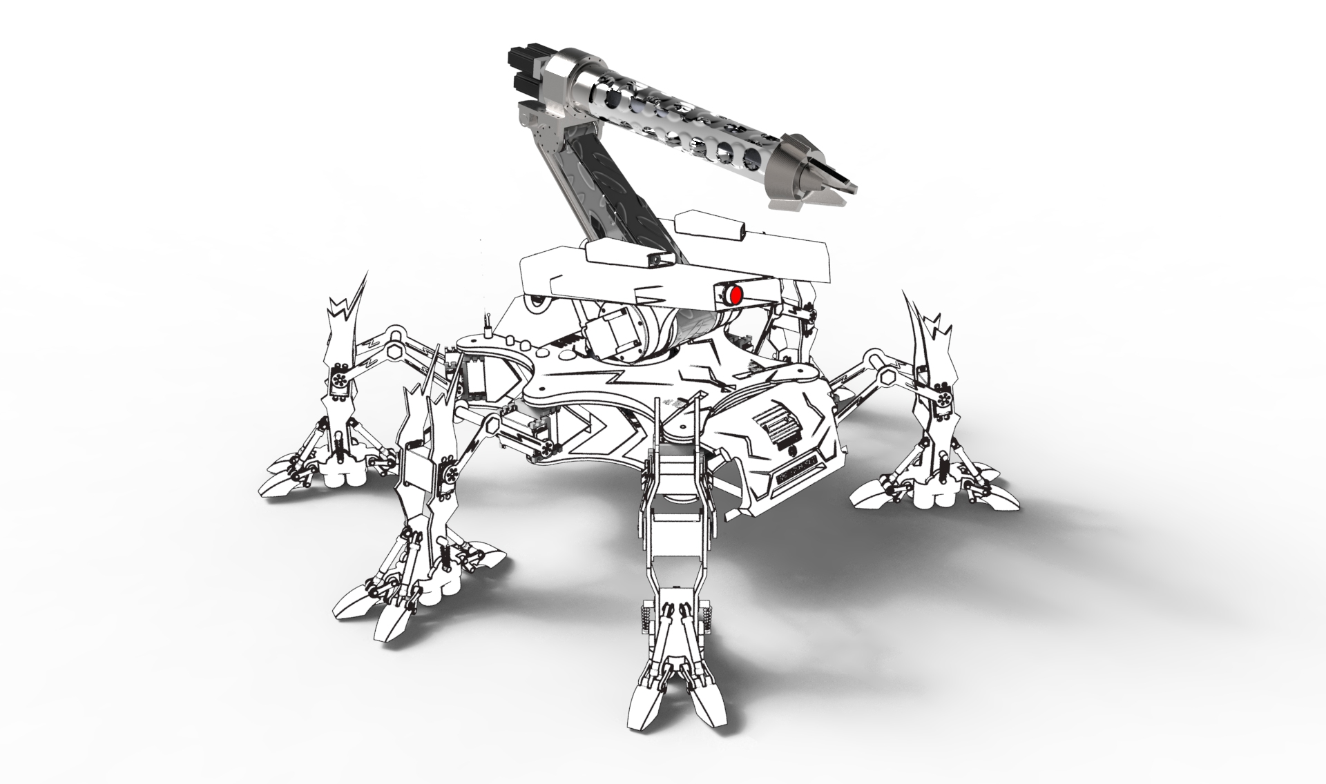 市政下水道疏通机器人二维三维说明书