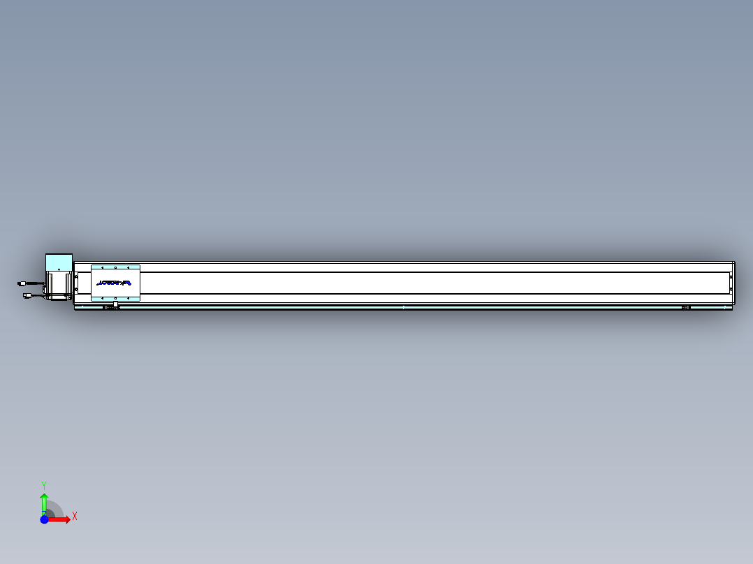 威洛博VBC同步带传动一无尘环境VBC14-L45-S1850-BRU-ZP75-C3前视图
