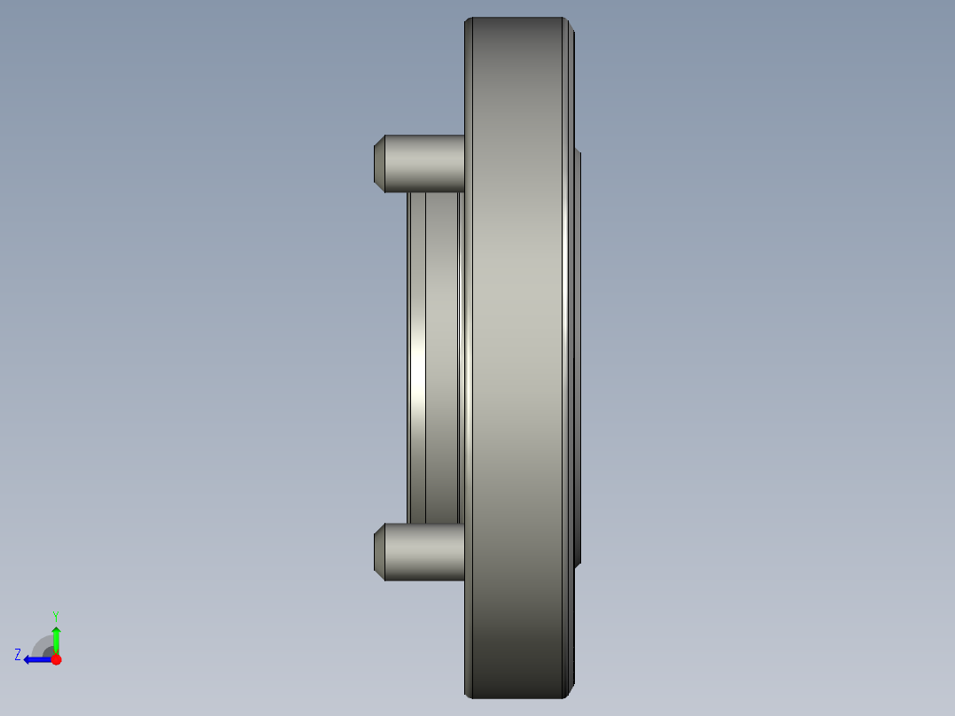 KOSMEKVSJ060-D多系列多零件图纸模型多系列多零件图纸模型右视图