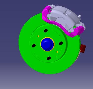 微信汽车盘式制动器设计【含三维catia+CAD图+文档】
