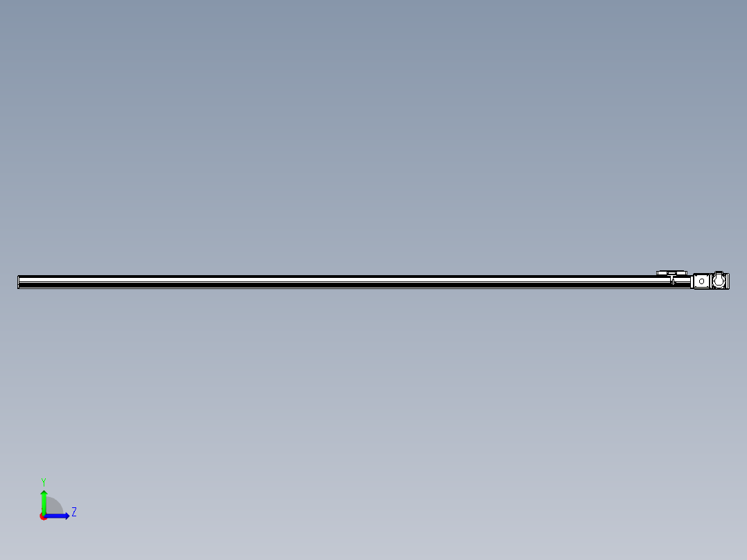 同步带全封闭直线模组TPA-HCB-105D-90-L2650-MR-C-P20-N3左视图