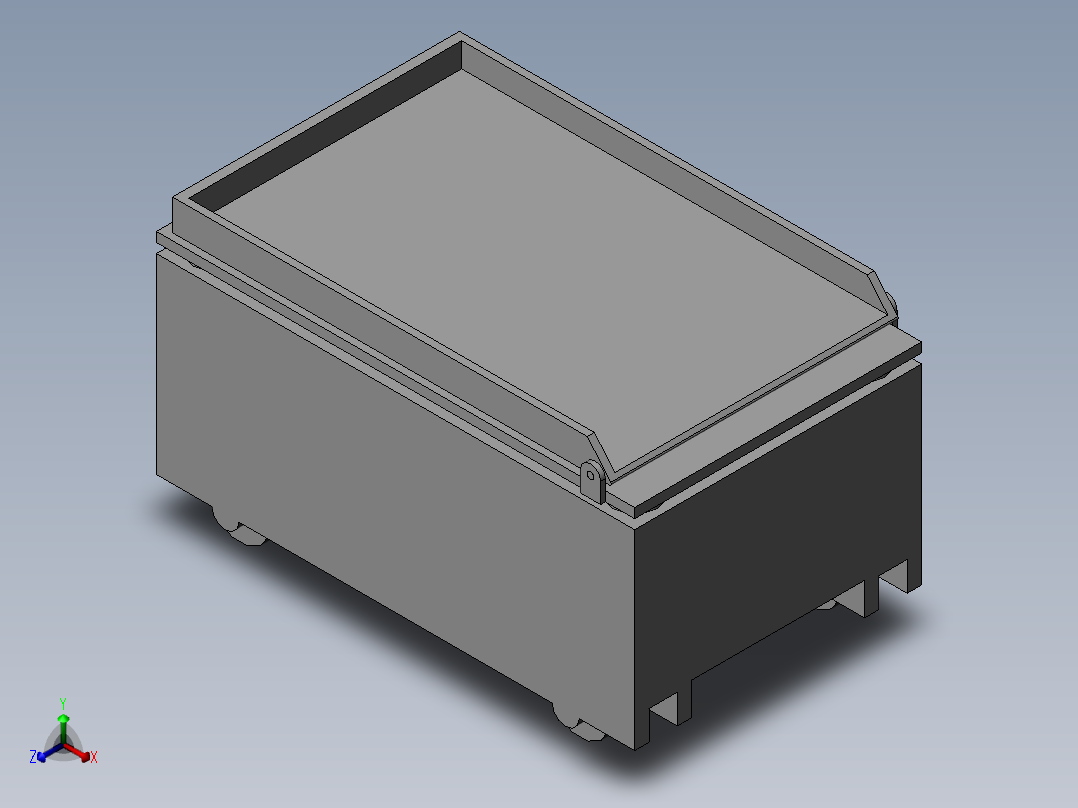 智慧建筑用物料运输装置正等轴测图