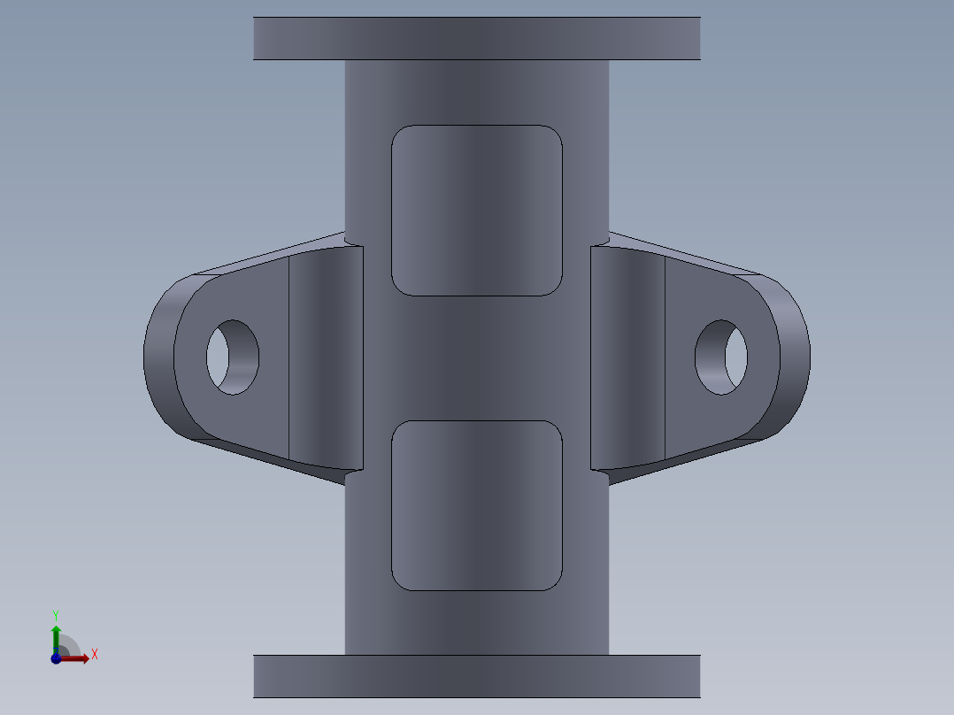 机械零件图19前视图