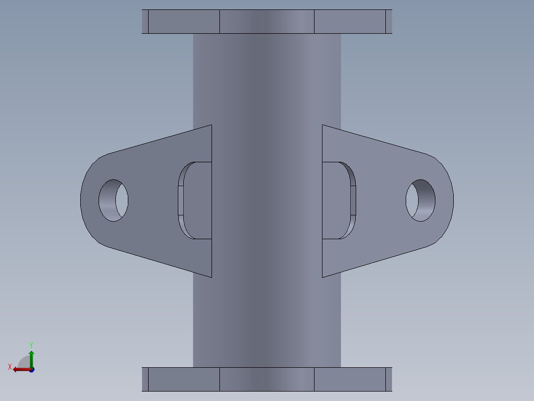 机械零件图19后视图