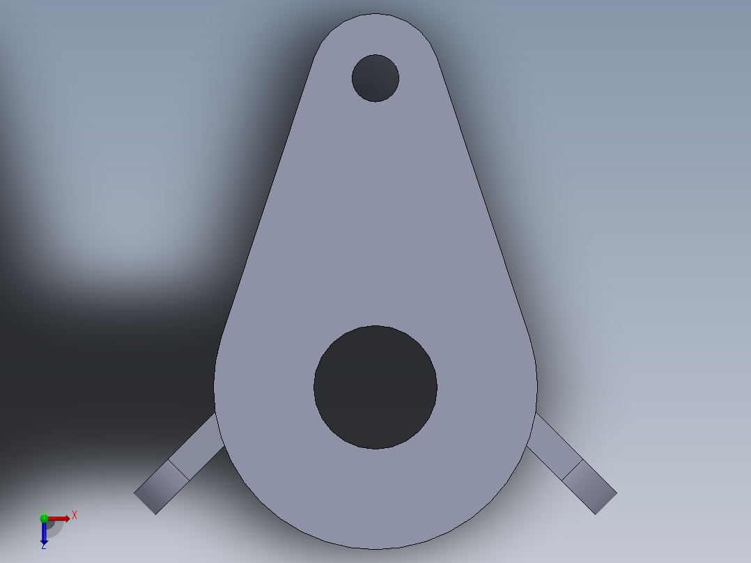 机械零件图19俯视图