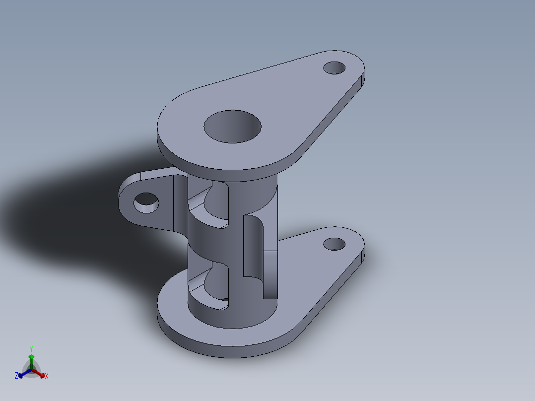 机械零件图19正等轴测图
