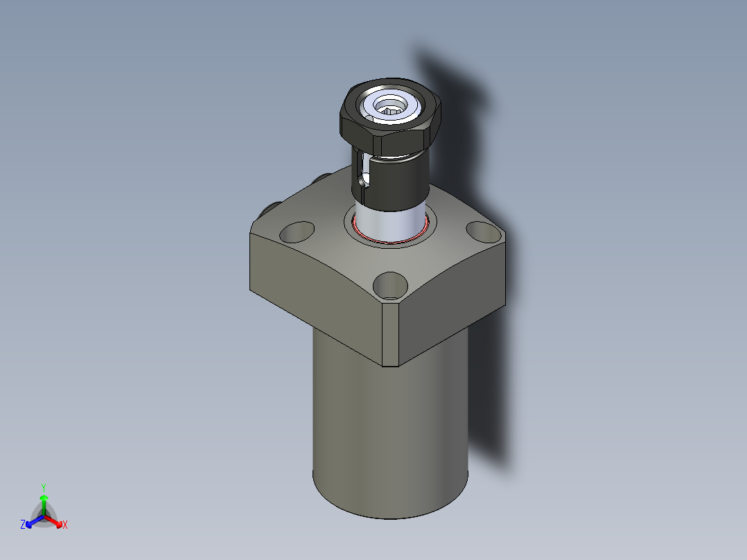 KOSMEKLHS0400-CR多系列多零件图纸模型正等轴测图