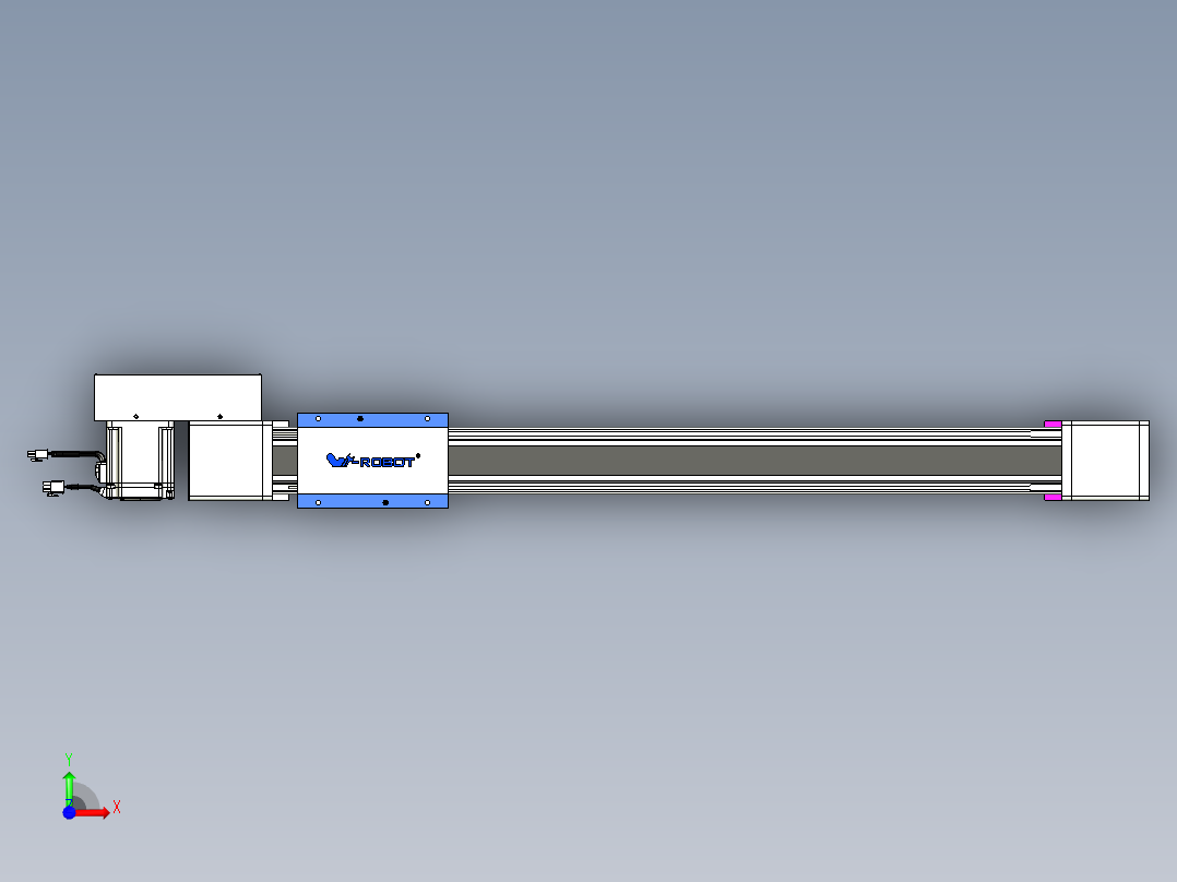 威洛博LB.GB同步带传动--欧规系列GB8-L96-S700-BR-P75前视图