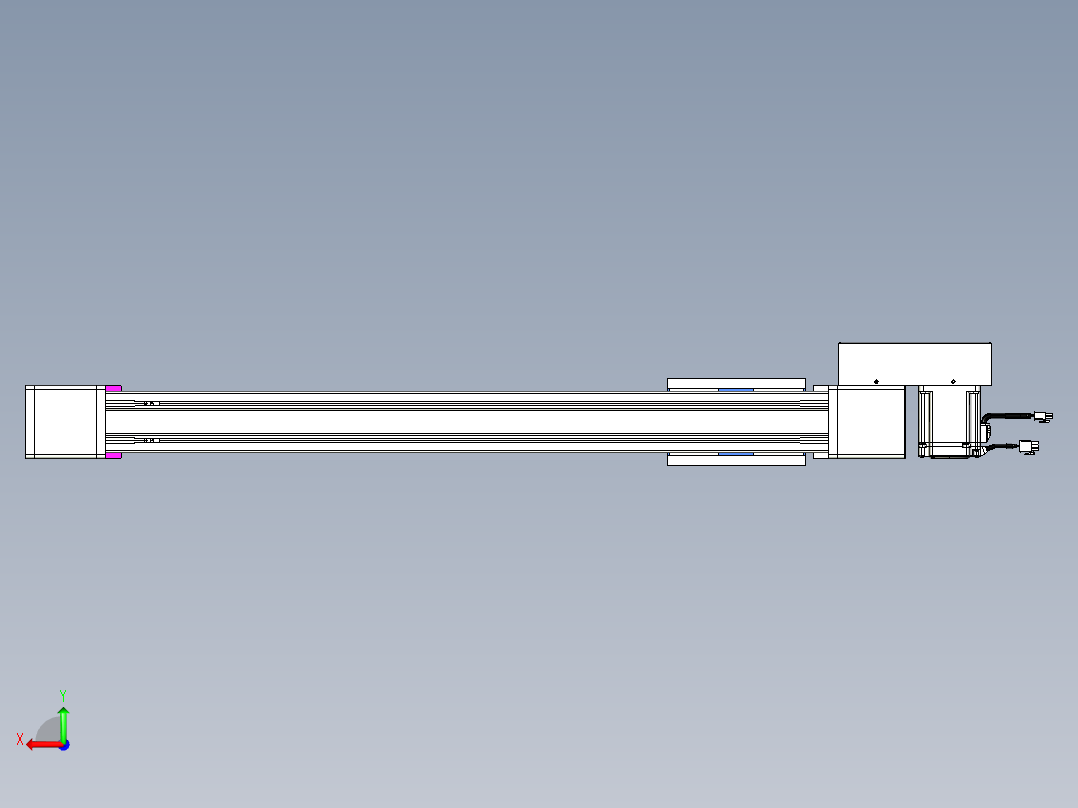 威洛博LB.GB同步带传动--欧规系列GB8-L96-S700-BR-P75后视图