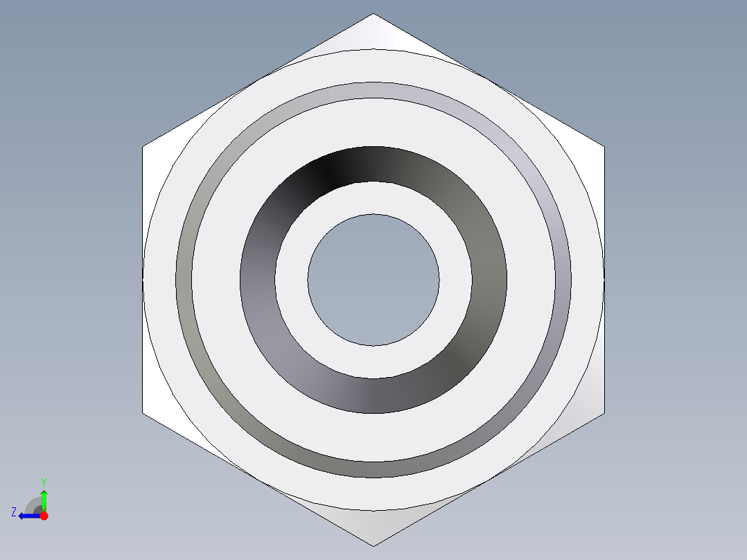 卡套式工业通用硬管接头EO_Swivel_connector_GAI06LRCFX右视图