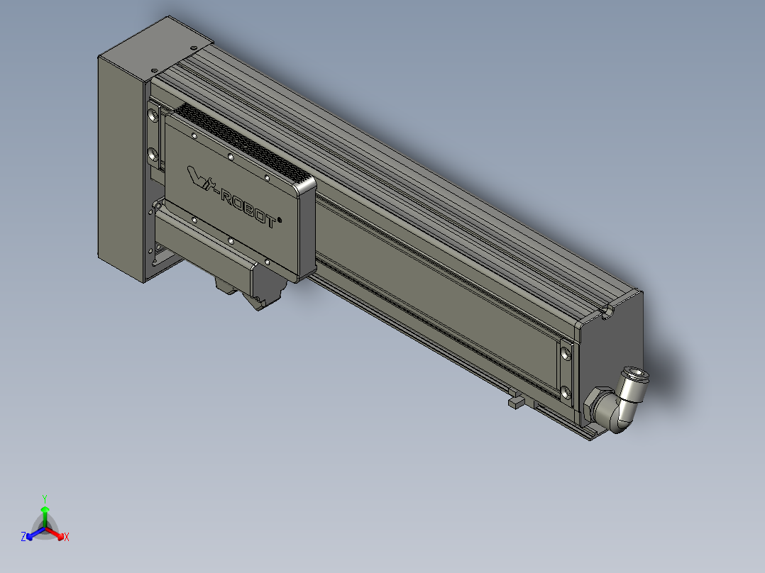 威洛博VC8-S200-BL-P10正等轴测图