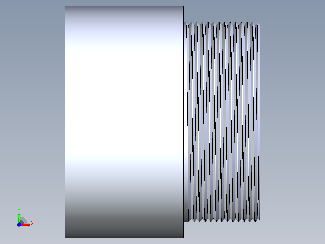 CPVC管件15-Sch80_MaleAdapter_SxMPT_9836-040 _4in前视图