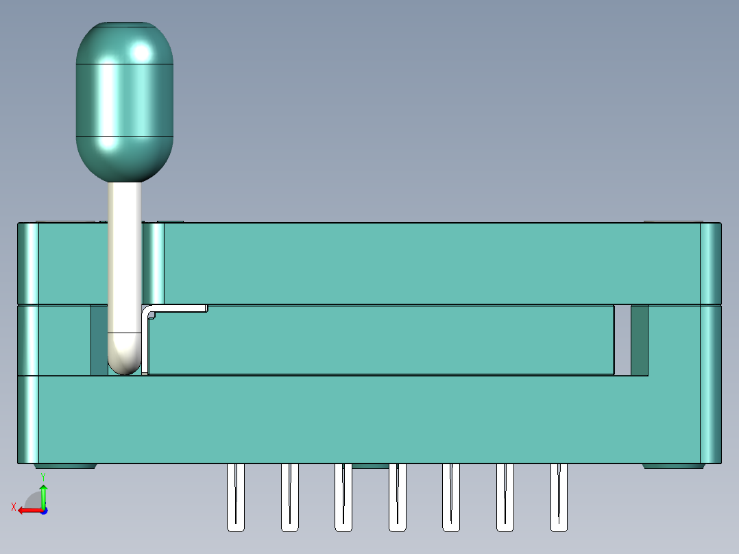 ZIFT插座14针后视图