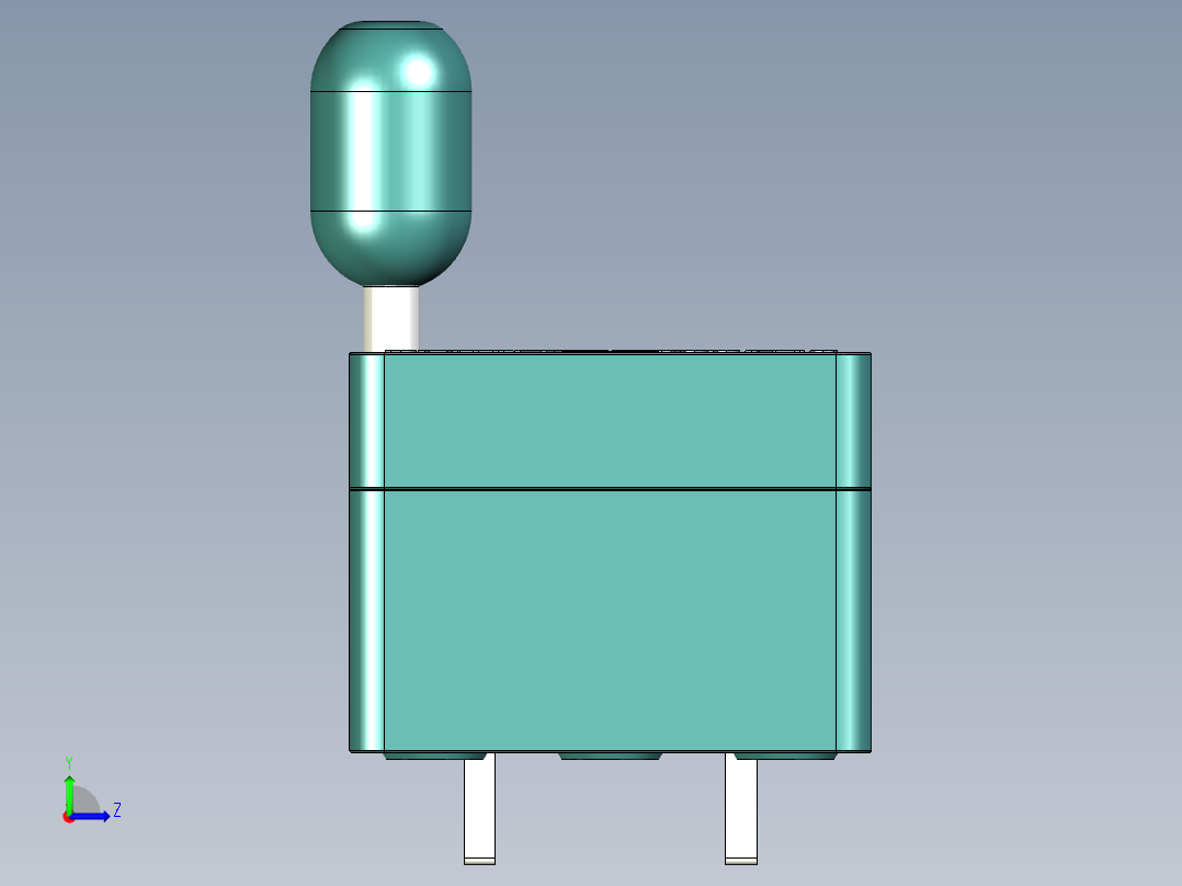 ZIFT插座14针左视图