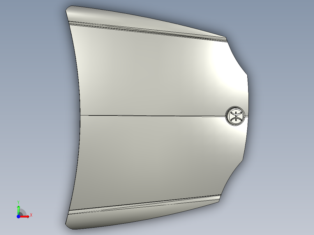 车引擎盖--stp前视图