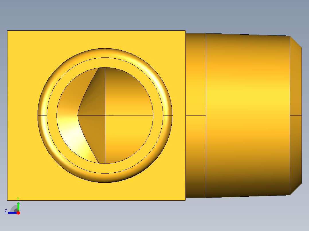 倒齿式工业管接头Beaded Hose Barb 90Deg Elbow Tube to Male Pipe 269HB-12-12右视图