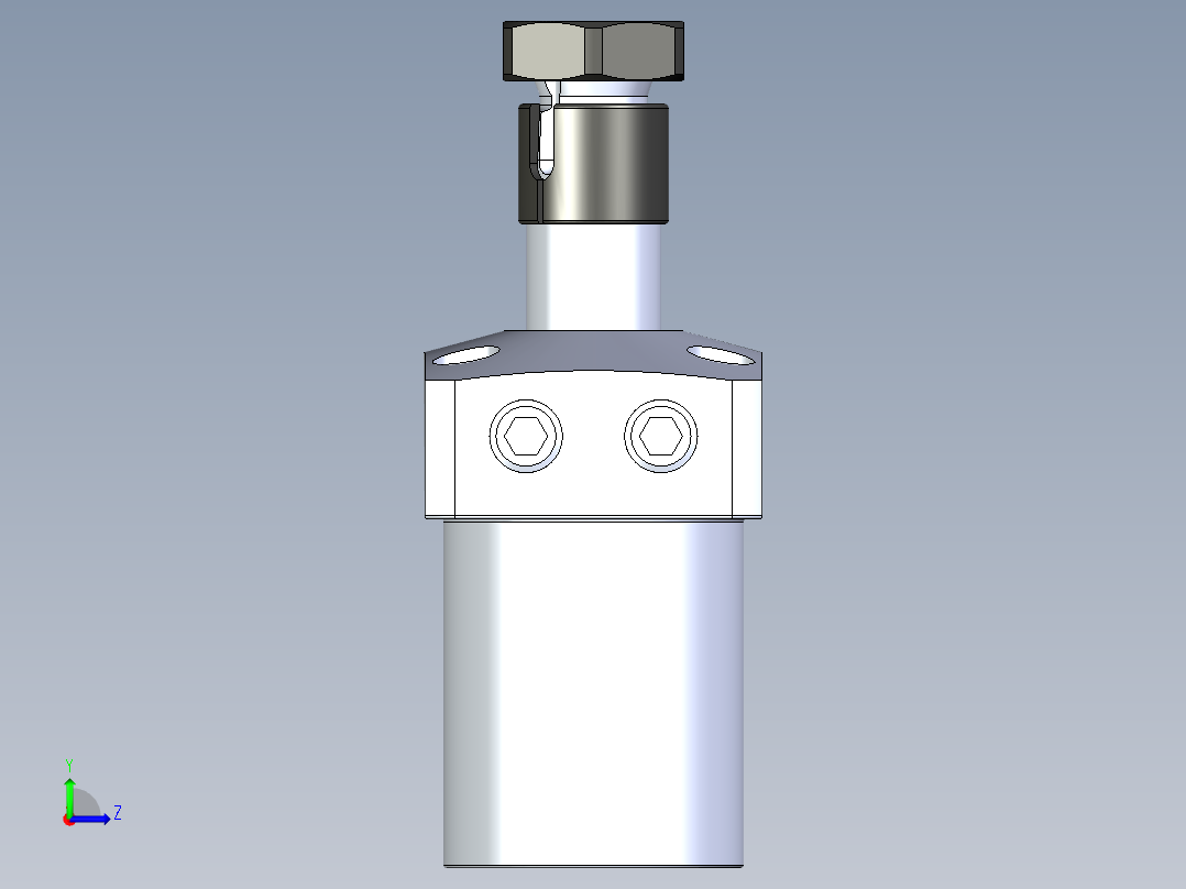 KOSMEKLHA0400-GL-Y45_R01多系列多零件图纸模型左视图