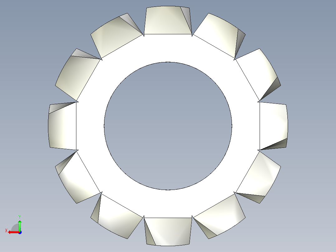 EXTERNAL TOOTH LOCK WASHER for M3 SCREW.IGS后视图