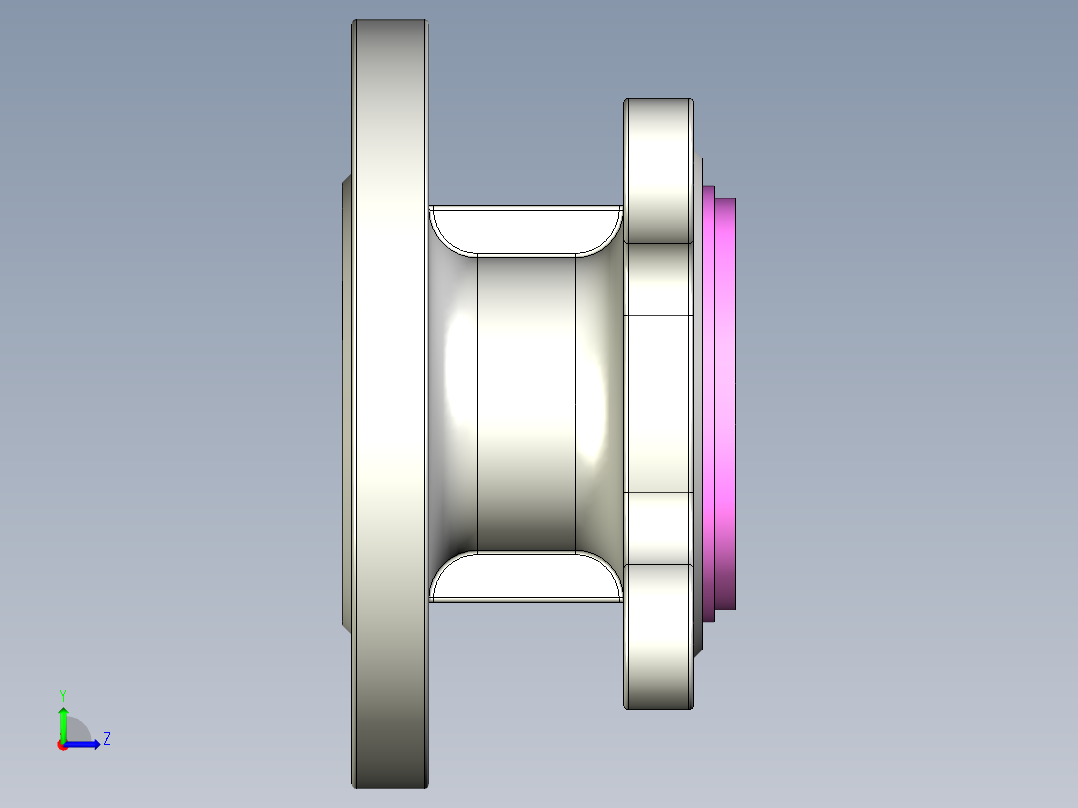 管道手动球阀-水管开关阀-手动阀门User Library-md52c150dn40_MD52C150DN40.FCP左视图