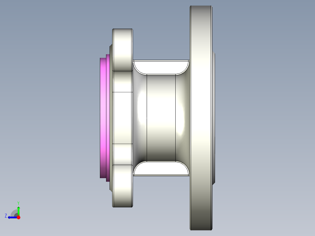 管道手动球阀-水管开关阀-手动阀门User Library-md52c150dn40_MD52C150DN40.FCP右视图