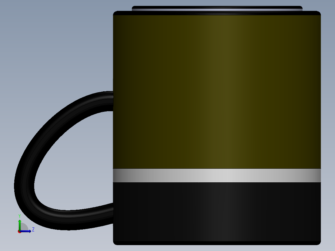 小米汽车周边小米 Life 不锈钢马克杯左视图