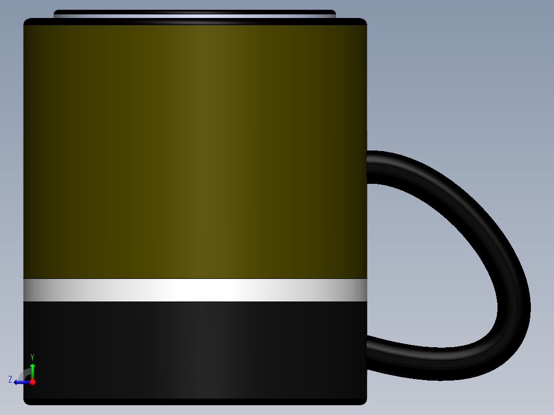 小米汽车周边小米 Life 不锈钢马克杯右视图