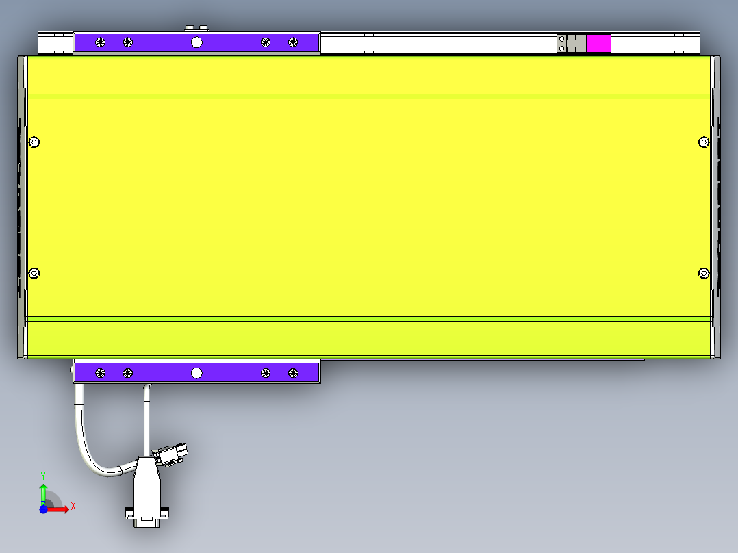 威洛博VL系列3d模型模组VL22H2Y-S250前视图
