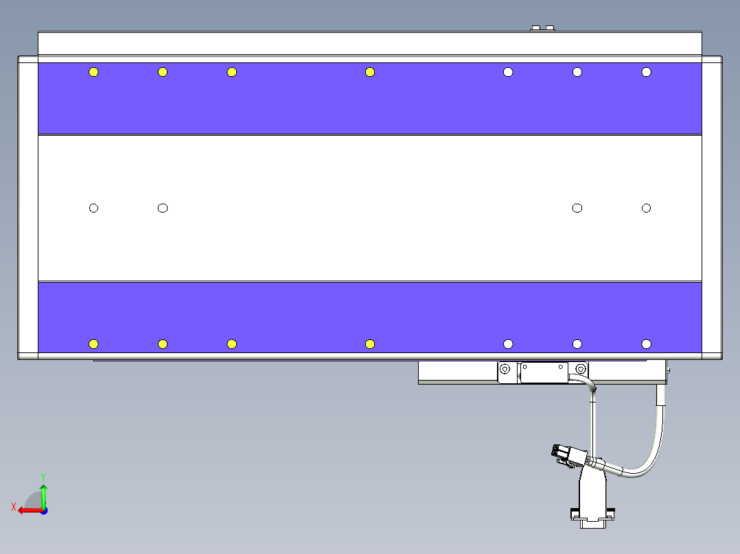 威洛博VL系列3d模型模组VL22H2Y-S250后视图