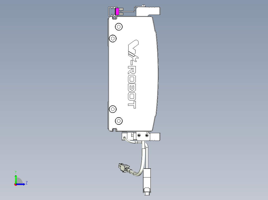 威洛博VL系列3d模型模组VL22H2Y-S250左视图
