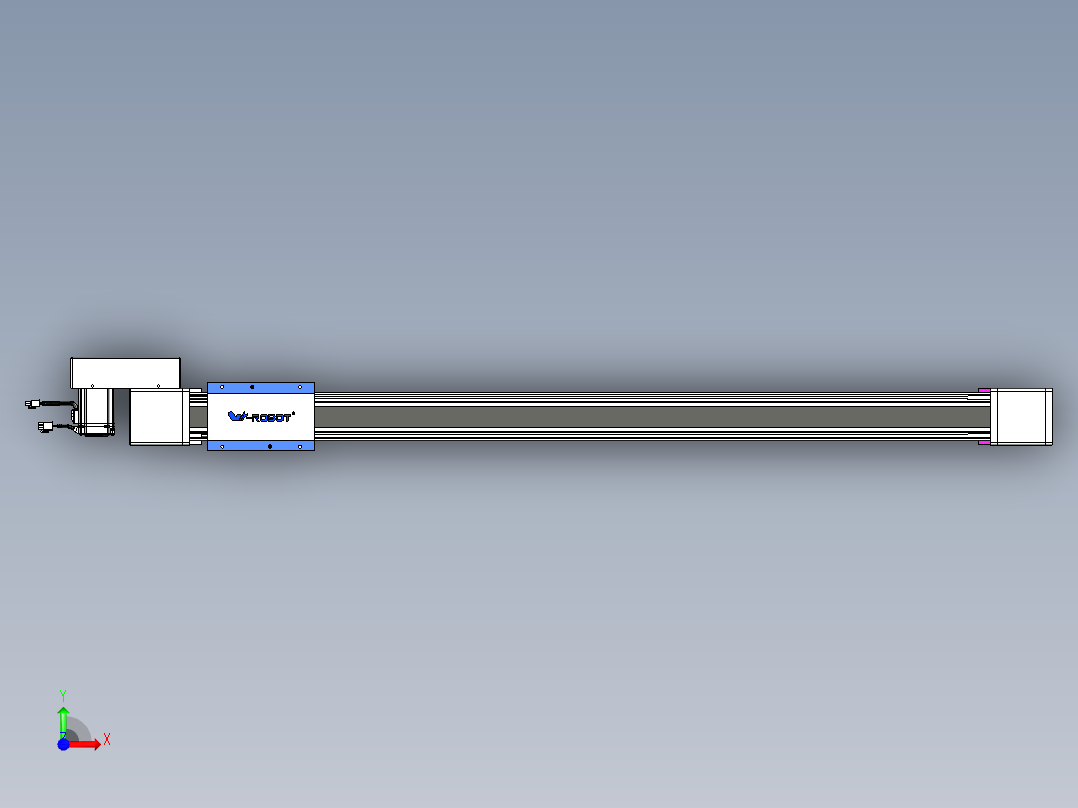 威洛博LB.GB同步带传动--欧规系列GB8-L96-S1100-BR-P40前视图