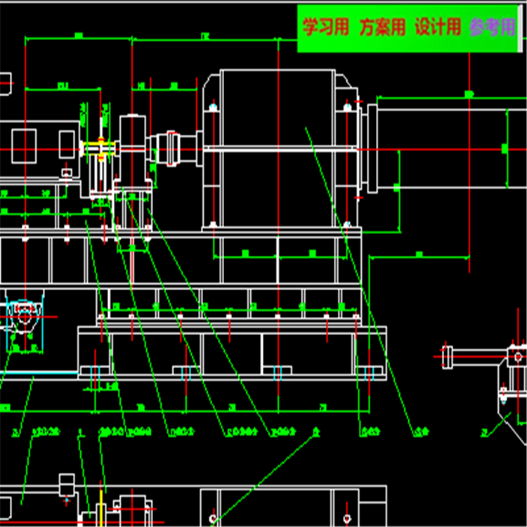 20T带钢开卷机（全套CAD图） 机械设计CAD图纸DWG图纸2D图纸