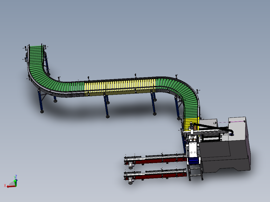 自带行架取料数控加工中心sw17