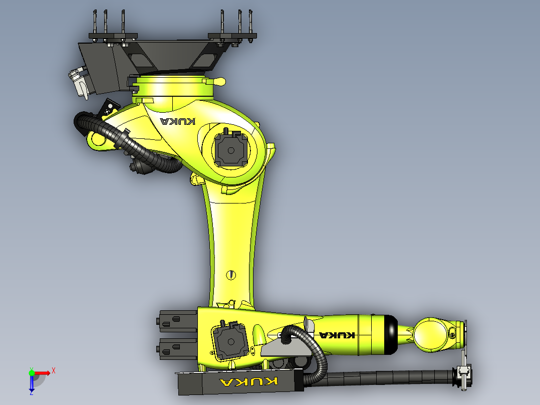 KUKA KR210-R2700机器人俯视图