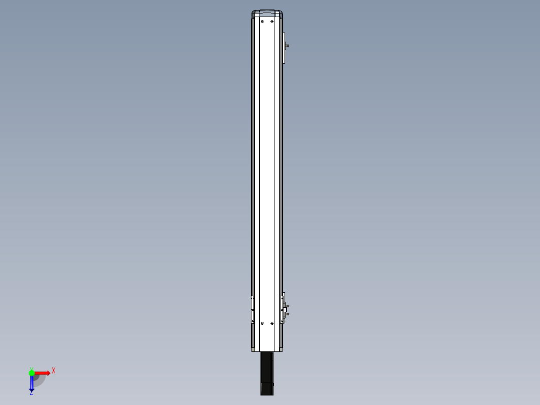 Toyo东佑达直线模组-ETH12-850-BC-100W+煞車俯视图
