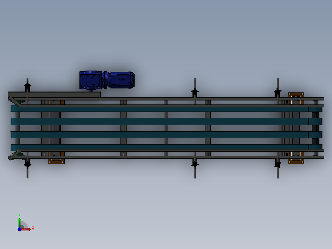 带式输送机前视图