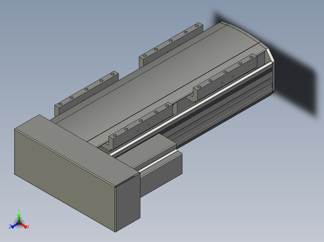 直线模组WG-LHA12-S150-L设计图纸