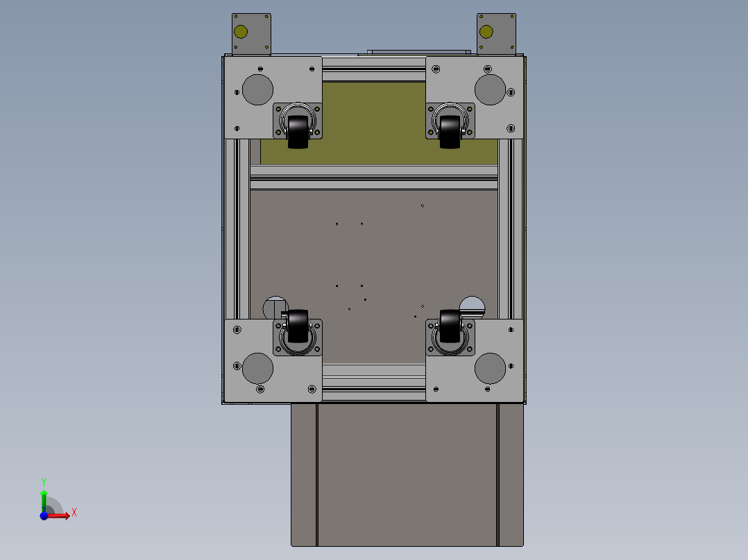 马达外壳锁螺丝机前视图