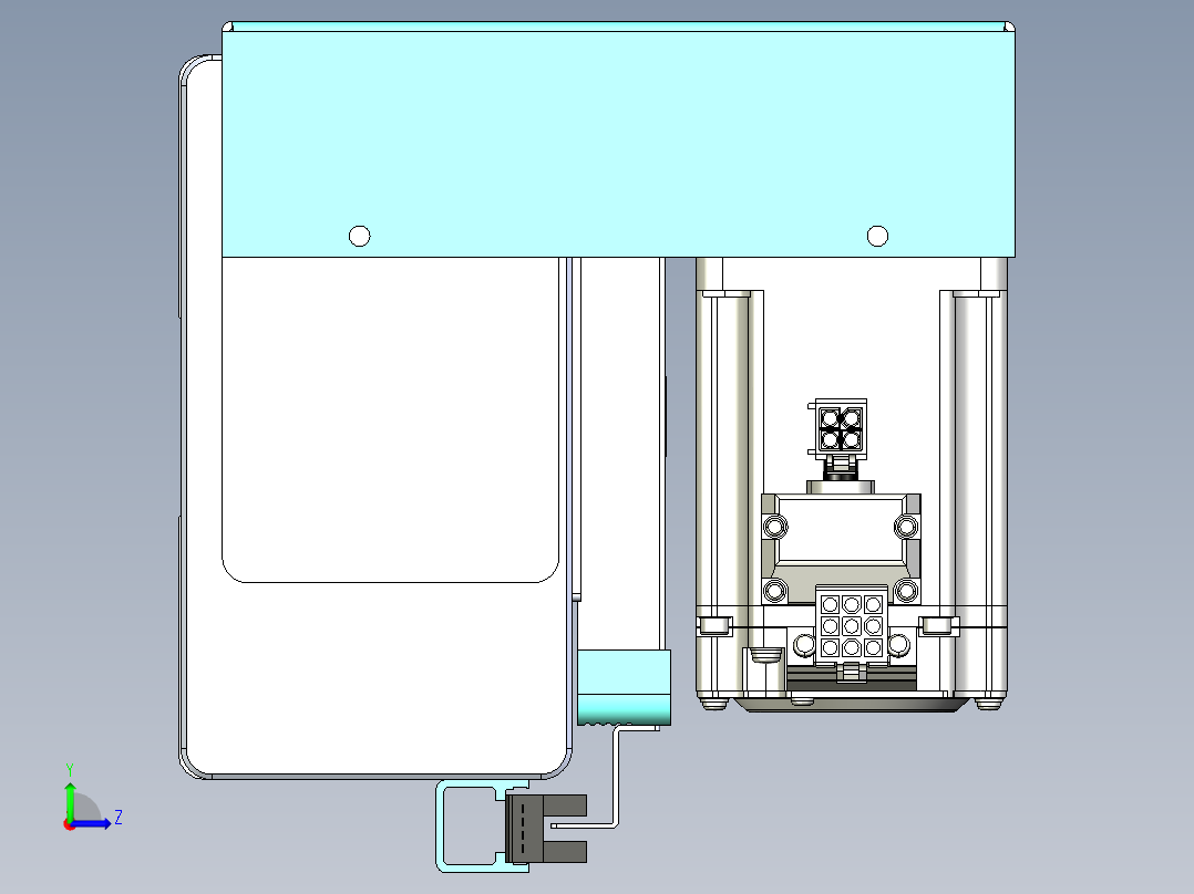威洛博VBC同步带传动一无尘环境VBC14-L45-S1250-BRU-ZP40-C3左视图