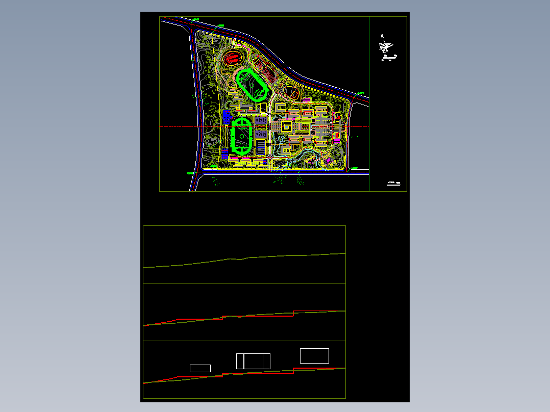 宣汉中学规划及建筑单体设计资料（含CAD）