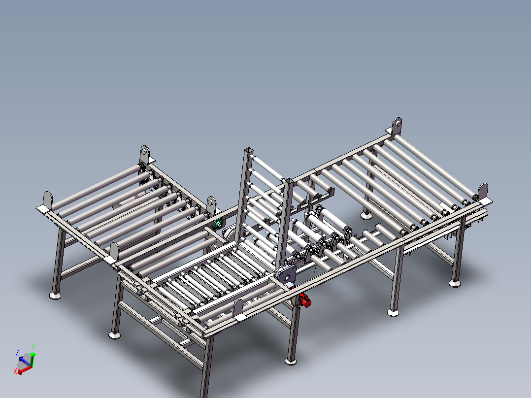 流水线九十度翻转机构设计
