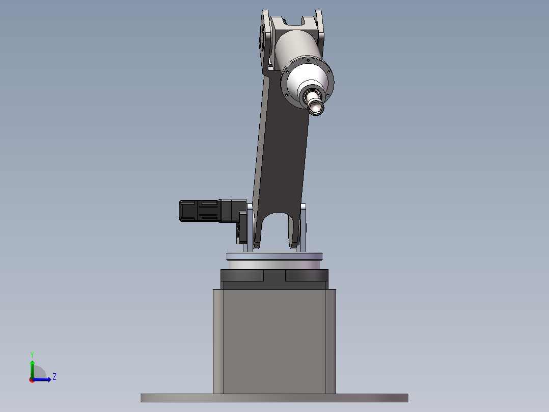 装配机械手（螺栓拆装机械臂）左视图