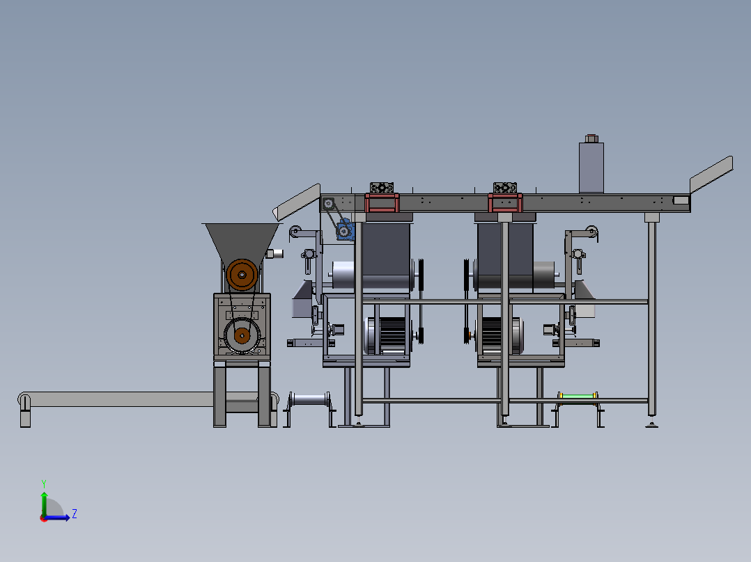 肉食者-画图+杏鲍菇包装机设计左视图
